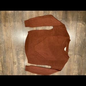 Burnt orange sweater from Aeropostale.